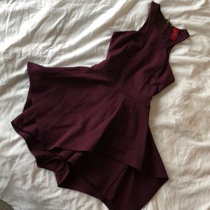 Purple skorted romper